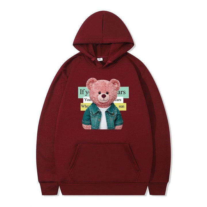 Women Hoodie with cute bear motif Lisslune