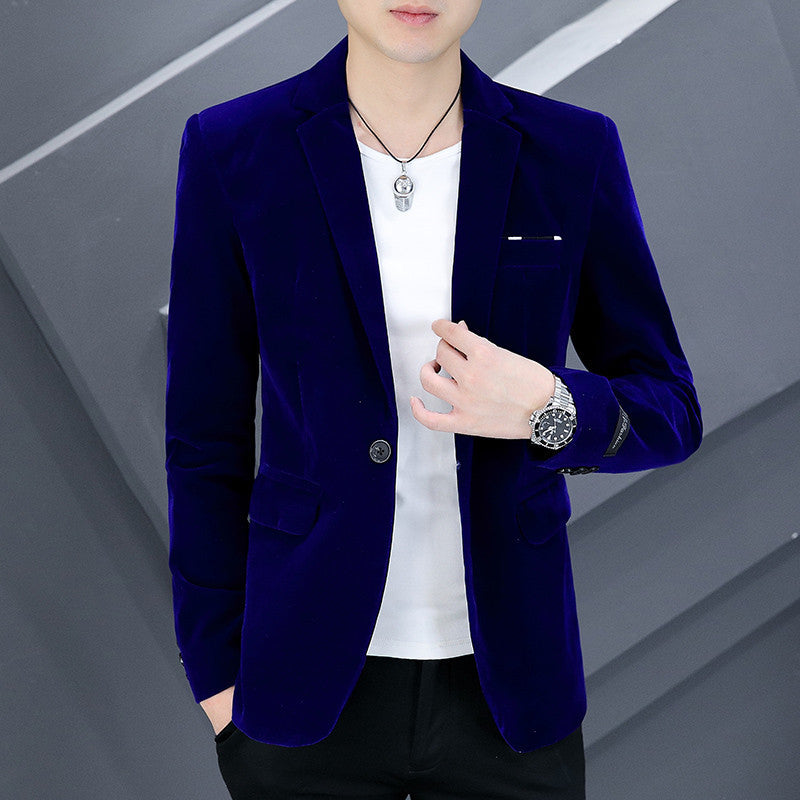 Men's elegant velvet blazer Lisslune