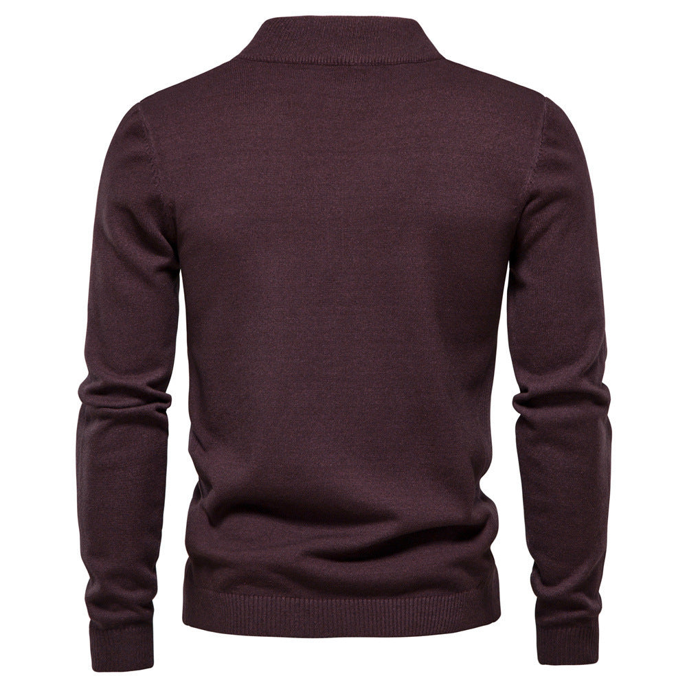 Men's elegant turtleneck sweater made of fine wool Lisslune