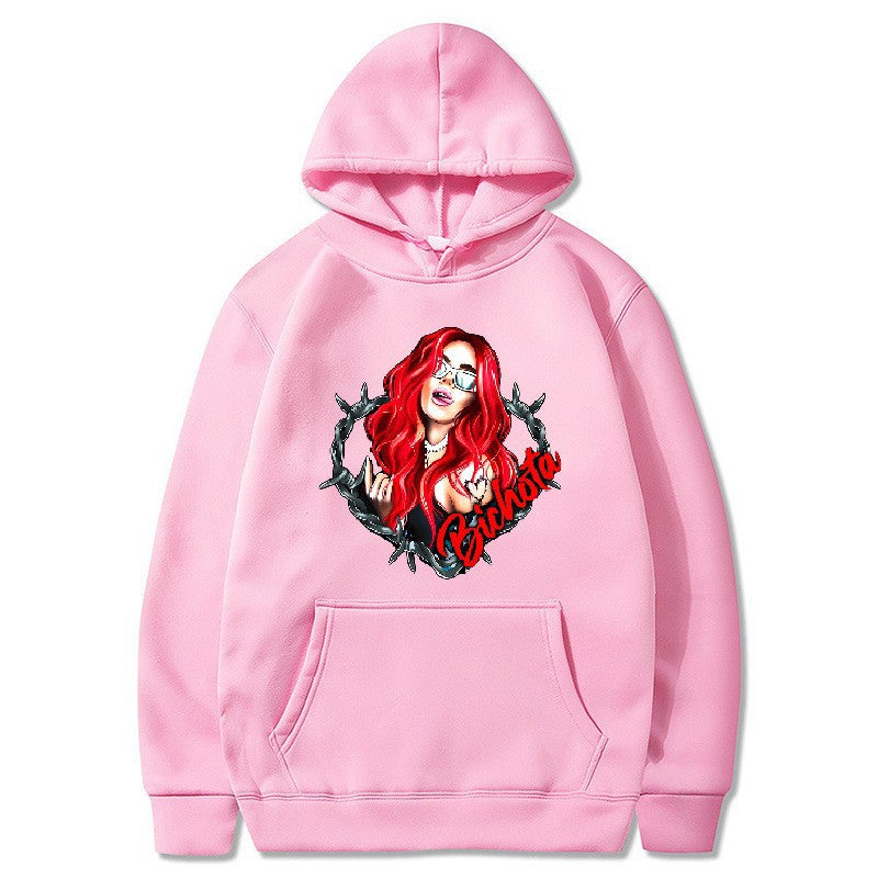 Women’s hoodie with artistic graphic print and cozy fit Lisslune