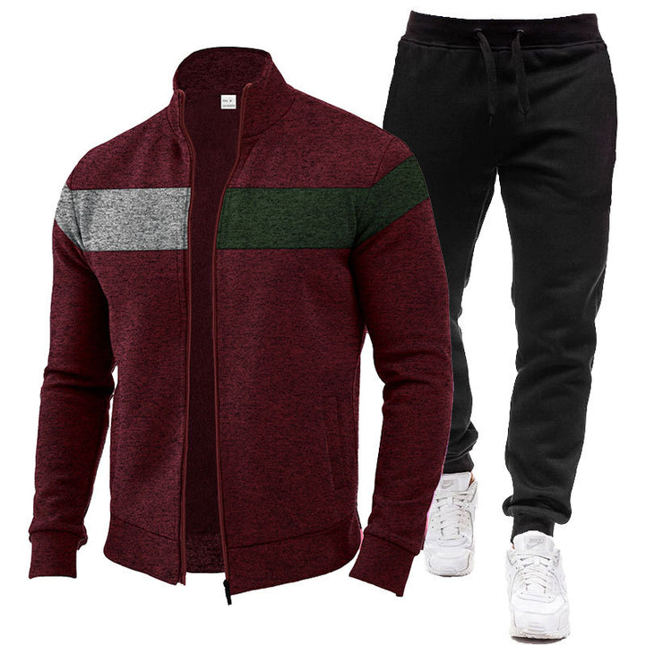 Men's Sporty Sweatshirt Set Lisslune