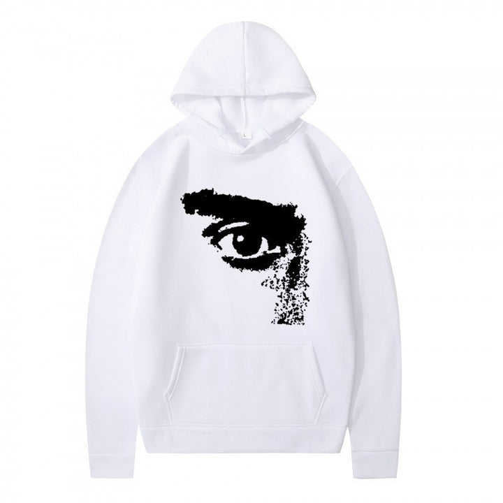 Women’s hoodie with modern, artistic print Lisslune