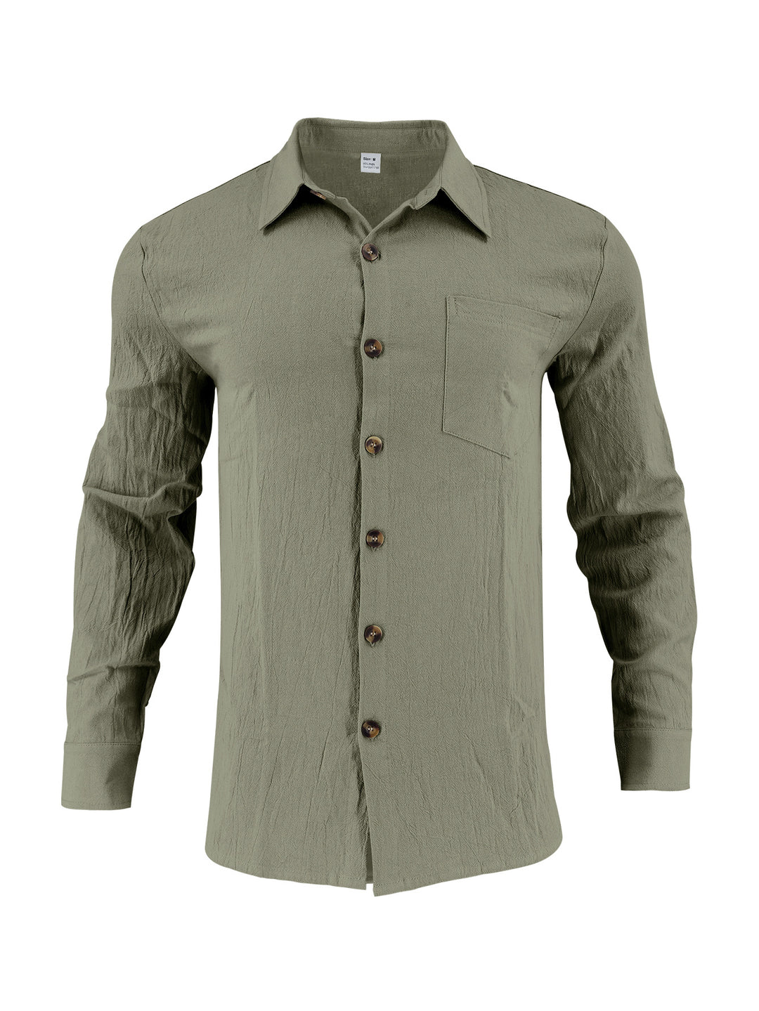 Men's Long Sleeve Shirt made of breathable cotton Lisslune