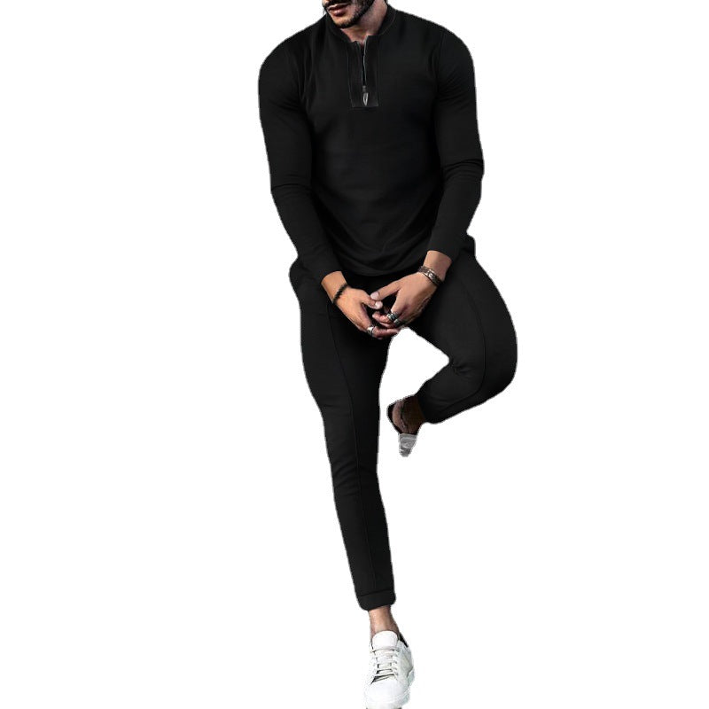 Men's functional shirt with modern zipper and ergonomic cut Lisslune