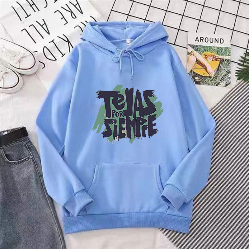 Ladies Hoodie with artistic graphic print Lisslune