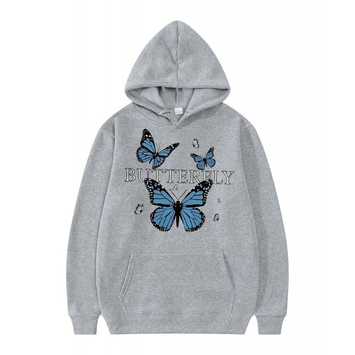 Women's hoodie with butterfly motif Lisslune