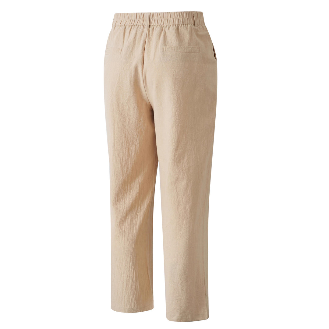 Men's Elegant Linen Pants with Classic Cut and Breathable Properties Lisslune