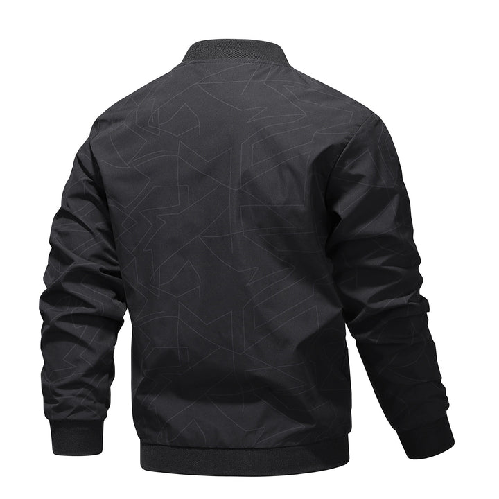 Men's elegant bomber jacket with stylish patterns Lisslune
