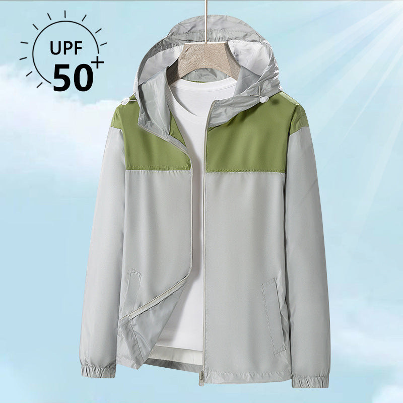 Men's lightweight outdoor jacket with UV protection and practical pockets Lisslune