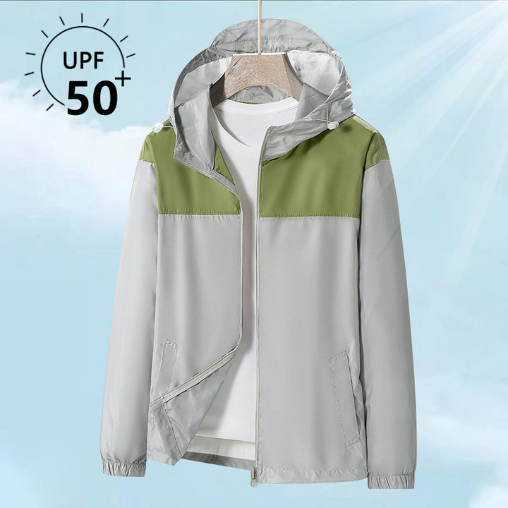 Men's lightweight outdoor jacket with UV protection and practical pockets Lisslune