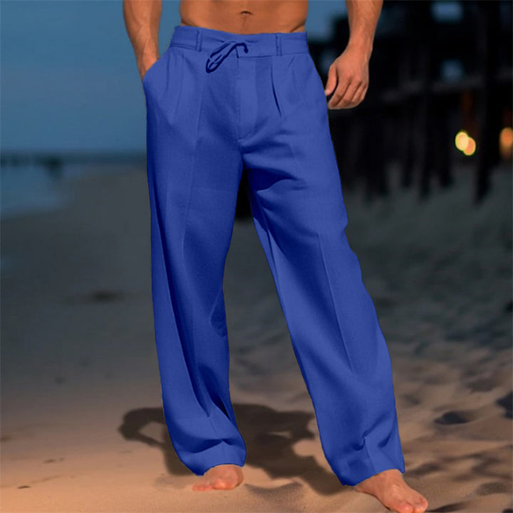 Men's Elegant Casual Pants with Adjustable Drawstring Lisslune