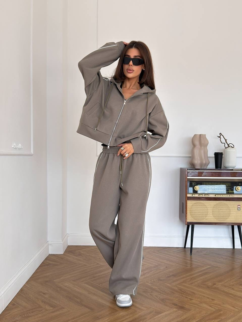Women's sporty relax set made of high quality jersey Lisslune