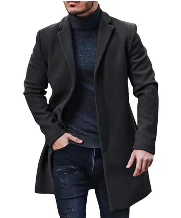 Men's insulated elegant trench coat Lisslune