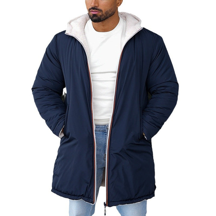 Men's reversible winter jacket with soft inner lining Lisslune