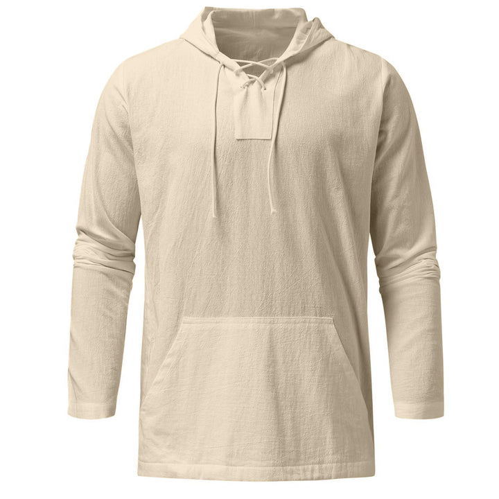 Men's casual hooded shirt with breathable material and modern cut Lisslune