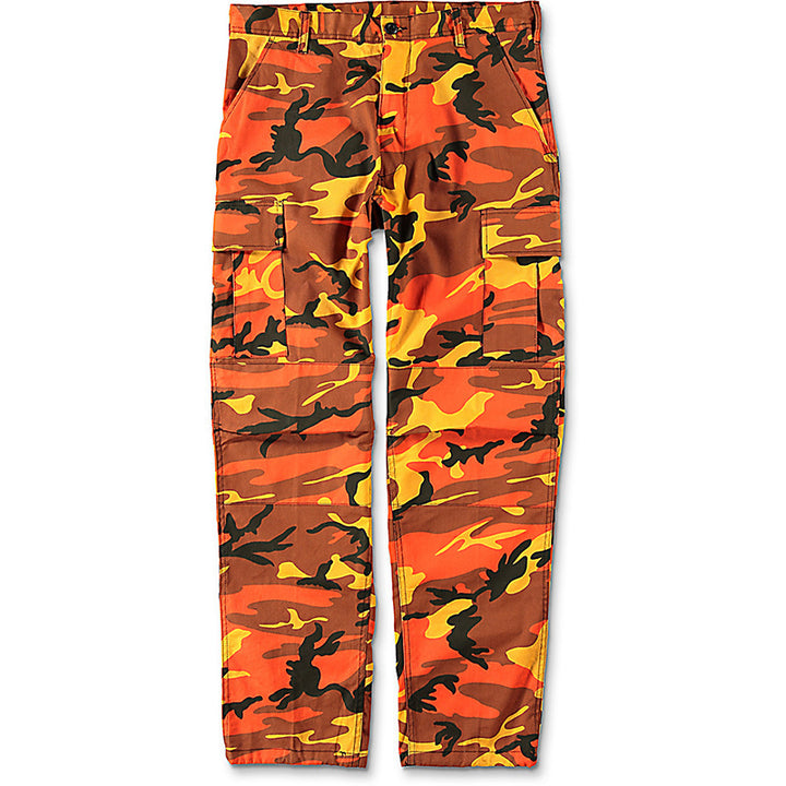 Men's cargo pants in modern camouflage style with a variety of practical pockets Lisslune