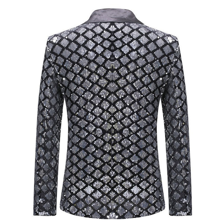 Men's Glamorous Sequin Blazer Lisslune
