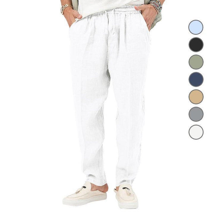 Men's loose linen pants Lisslune