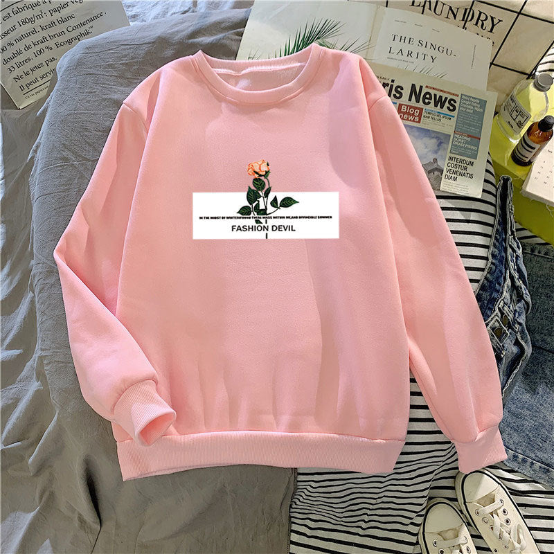 Women’s sweatshirt with floral motif Lisslune