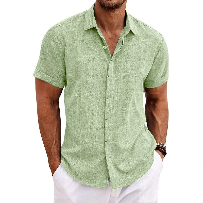 Men's Short Sleeve Shirt Lisslune