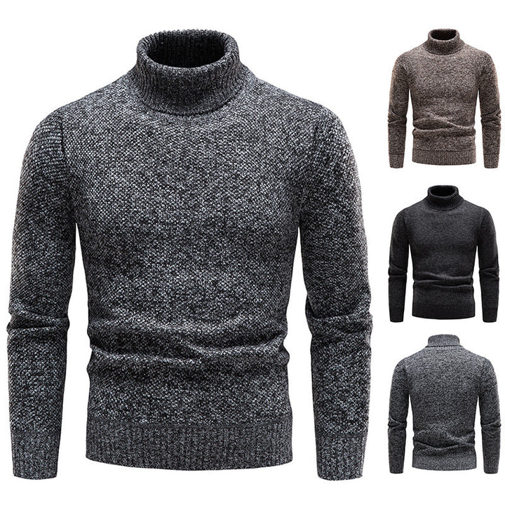 Men's turtleneck sweater made of soft knitwear Lisslune