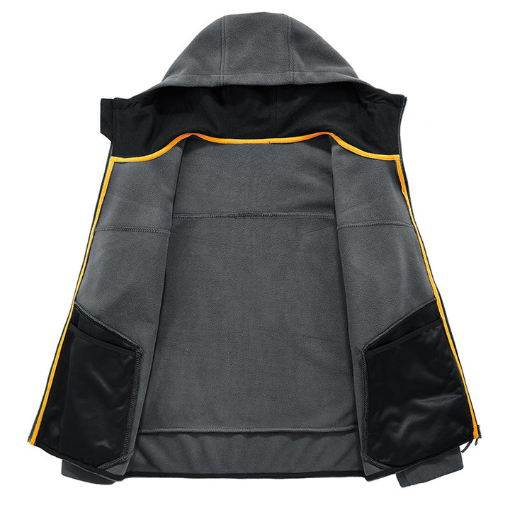 Men's fleece jacket with ergonomic fit and practical zip pockets Lisslune
