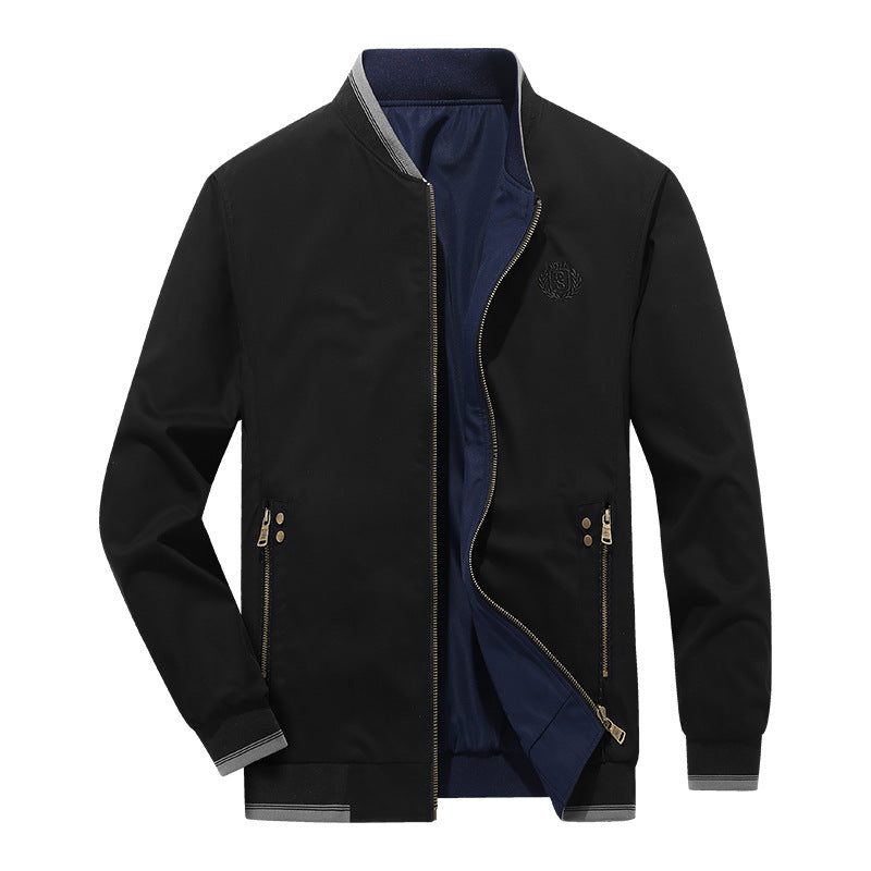 Men's Casual Zip-Up Jacket with Practical Pockets Lisslune
