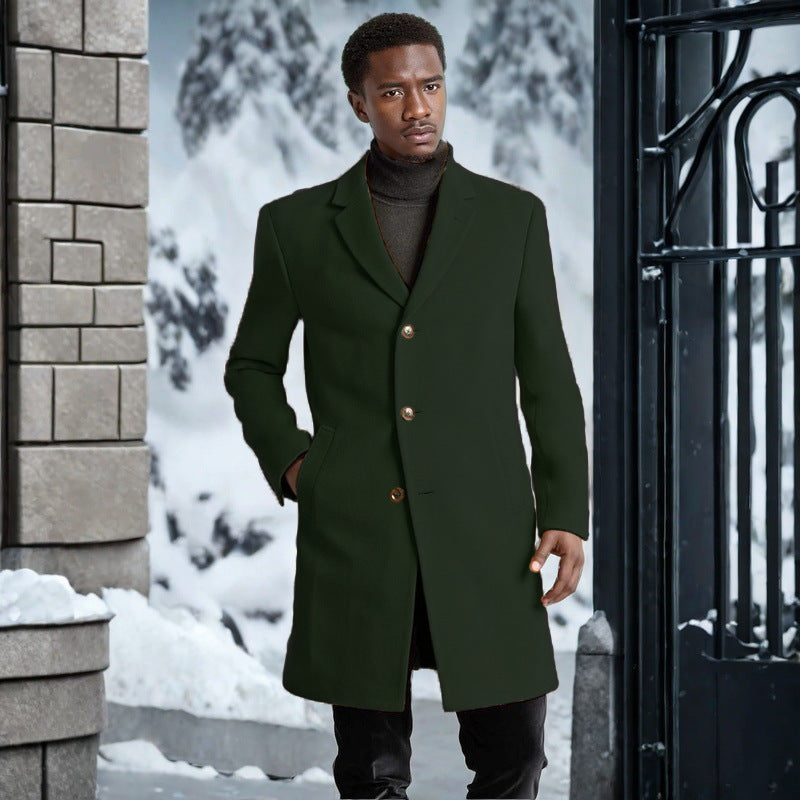 Men's Elegant Long Coat Lisslune