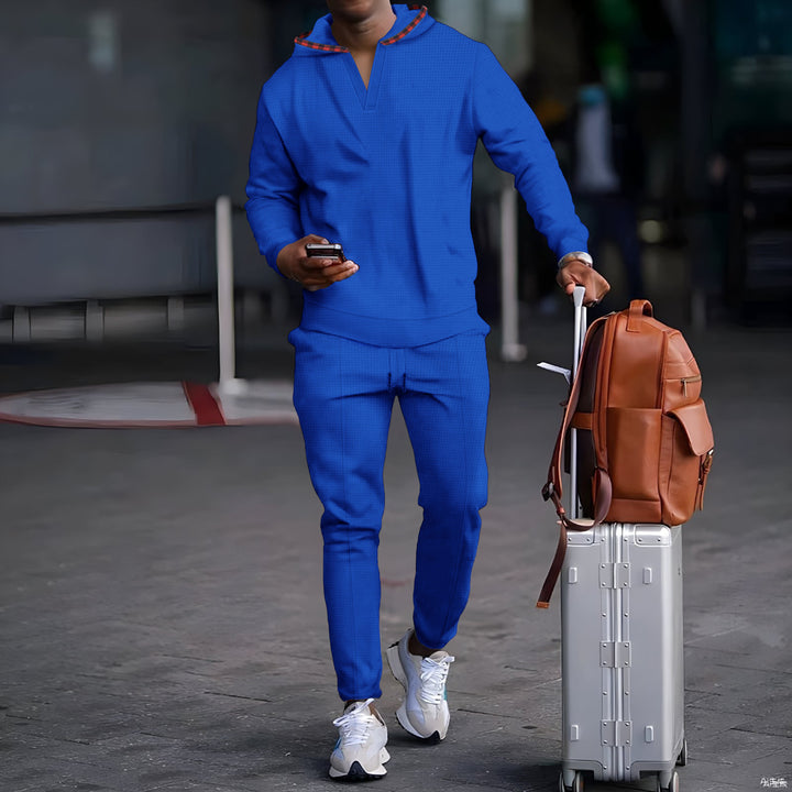 Men's sporty hoodie set with breathable and ergonomic cut Lisslune