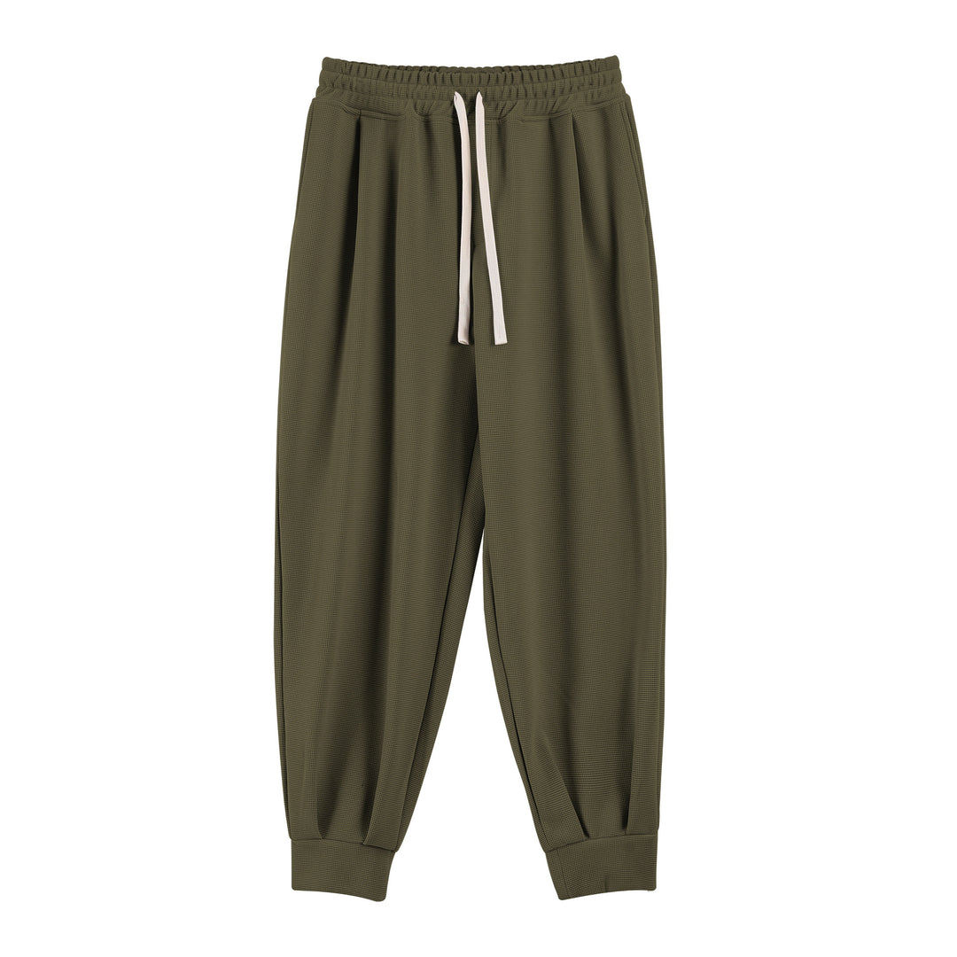 Men's casual joggers with elastic waistband and side pockets Lisslune