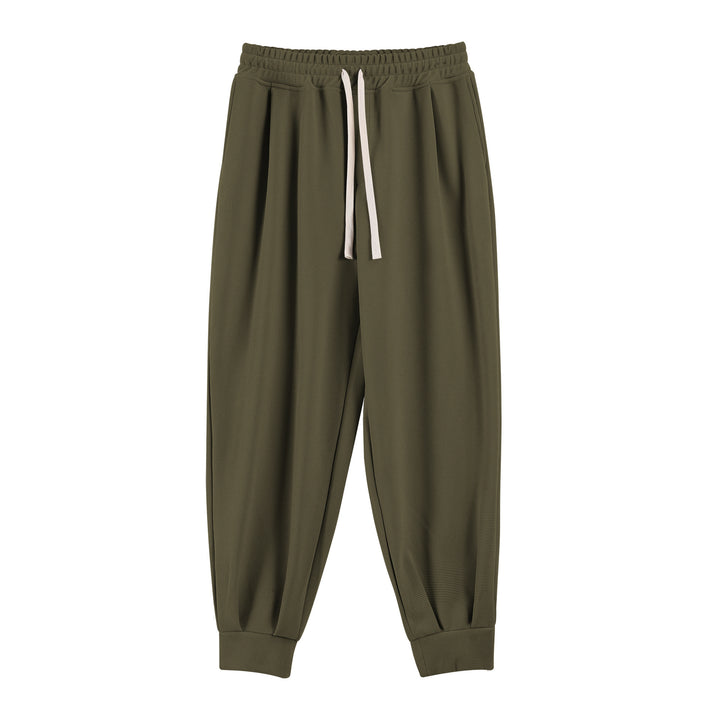 Men's casual joggers with elastic waistband and side pockets Lisslune