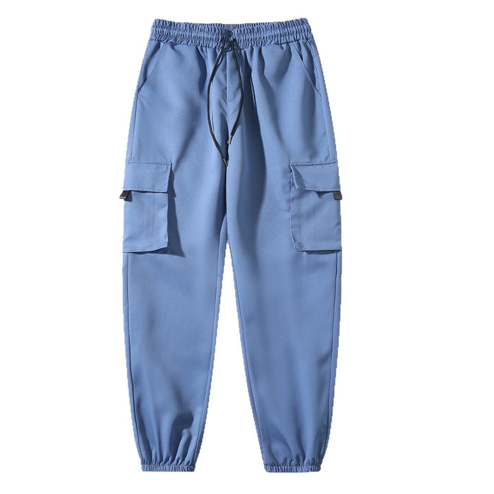 Men's cargo pants with practical side pockets and elastic cuffs Lisslune