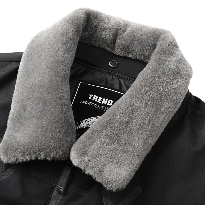 Men's Stylish and Functional Quilted Jacket with Soft Collar Lisslune