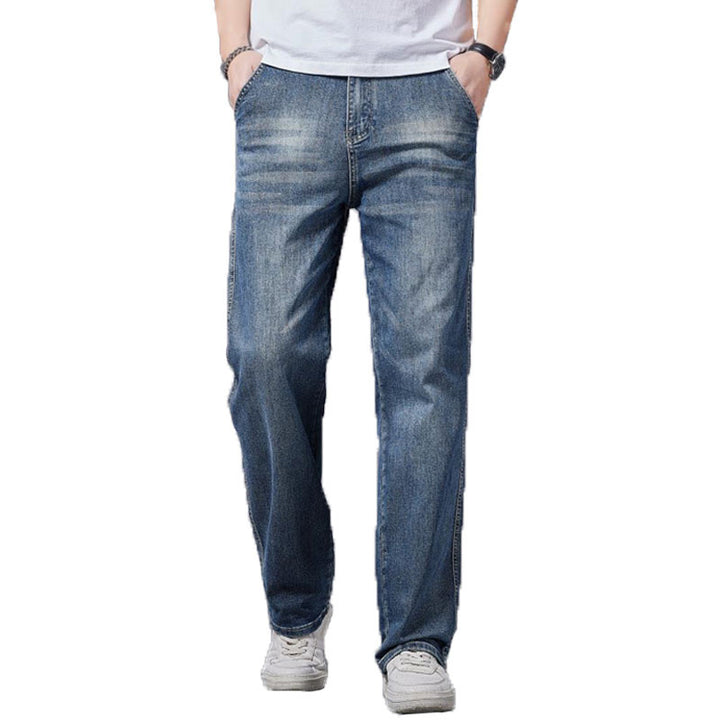 Men's Comfortable Relaxed Fit Jeans Lisslune