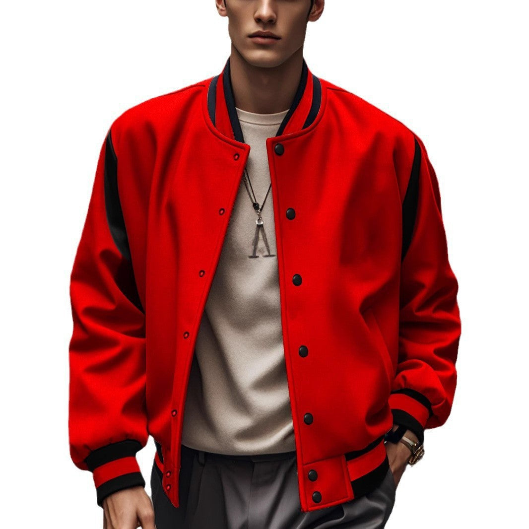Men's bomber jacket with contrasting sleeves Lisslune