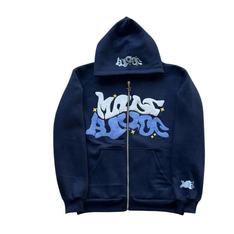 Women’s sporty hoodie jacket in urban graffiti style Lisslune