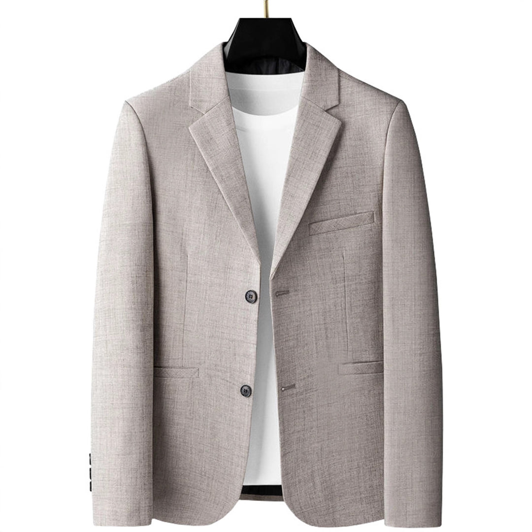 Men's fashionable and lightly padded blazer with a slim fit and classic pockets Lisslune