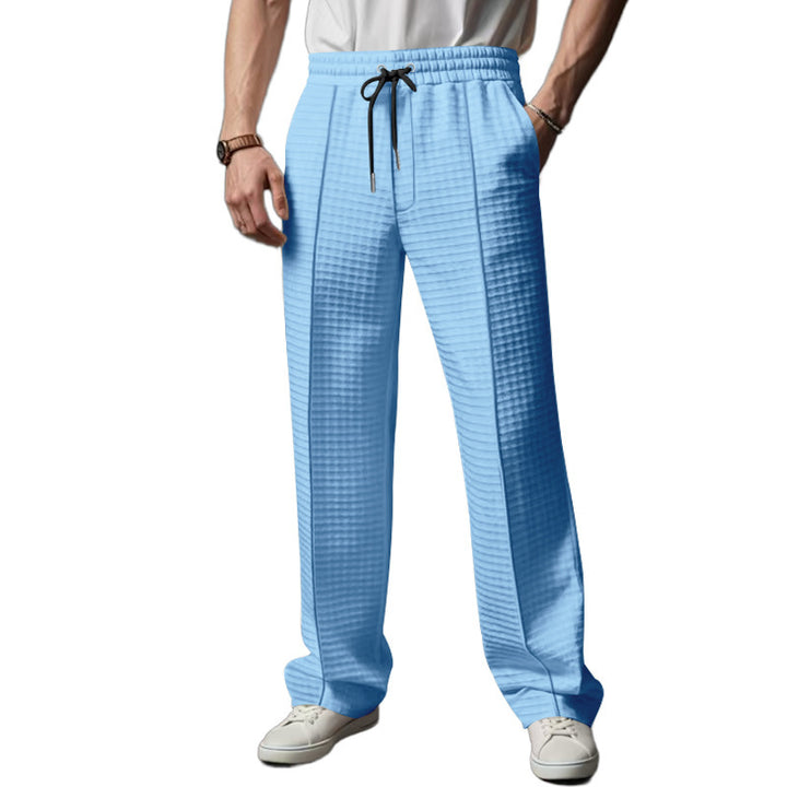 Men's Casual Sports Pants with Comfortable Drawstring and Breathable Fabric Lisslune