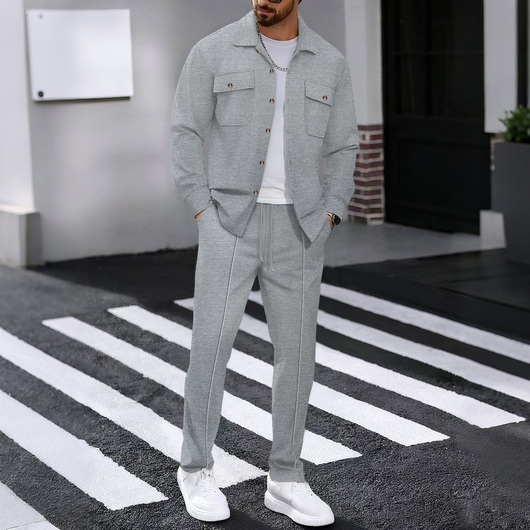 Men's elegant casual jacket with practical pockets Lisslune