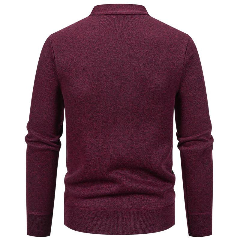 Men's cardigan with textured design and button closure Lisslune