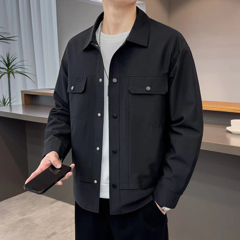 Men's Casual Utility Jacket with Practical Pockets Lisslune
