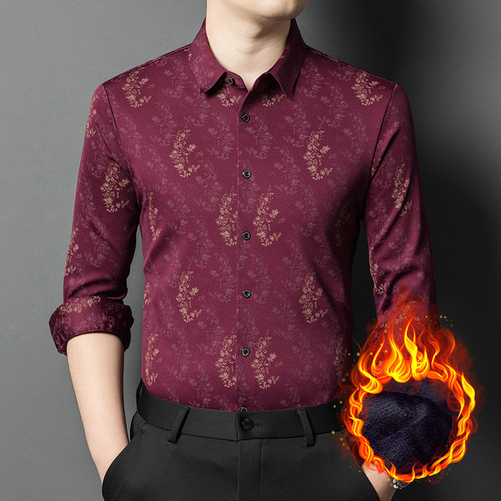 Men's shirt with timeless floral pattern Lisslune