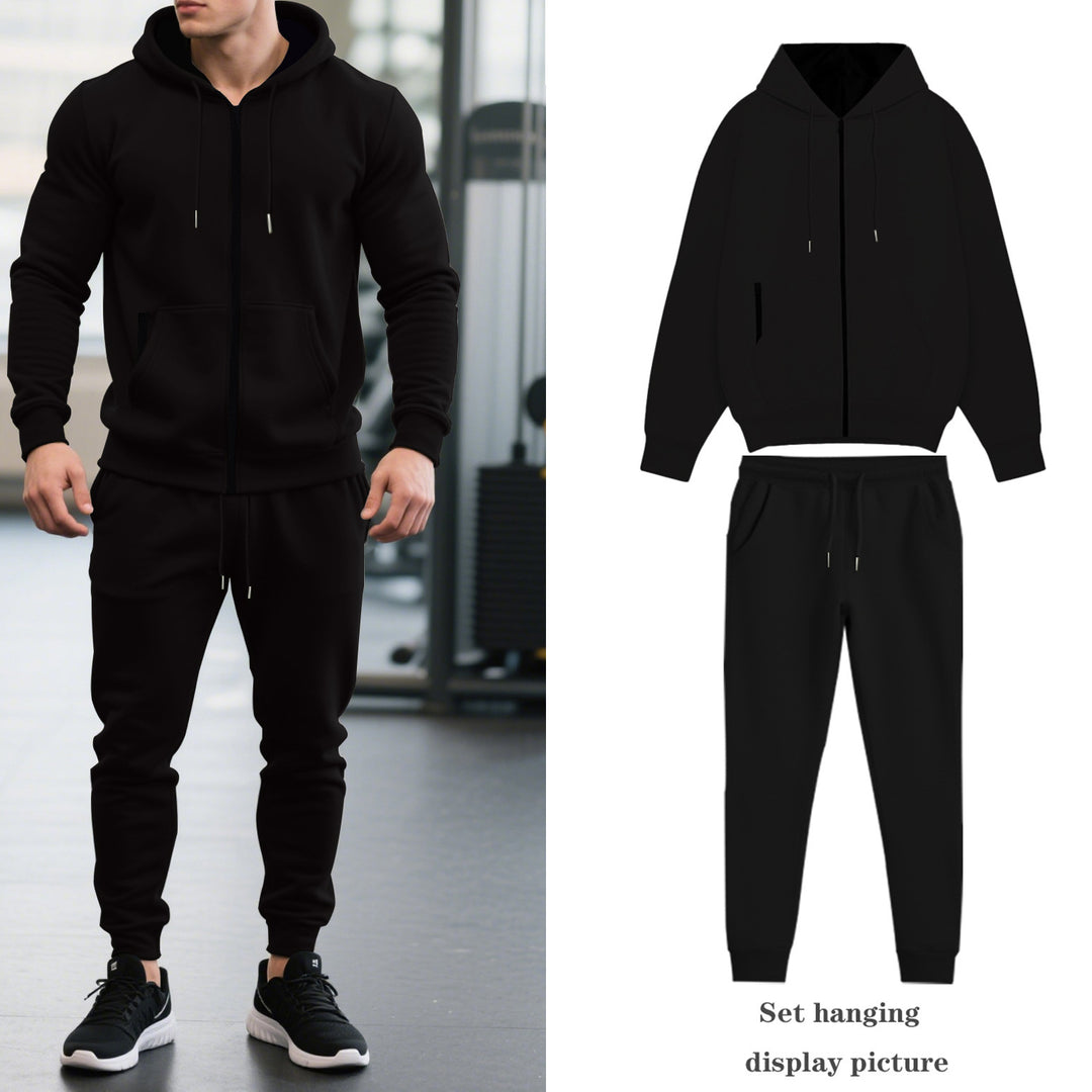 Men's tracksuit with hood and practical pockets Lisslune