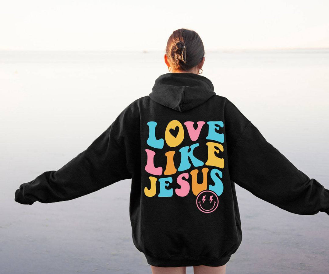 Women's Oversized Hoodie with Colorful Print Lisslune