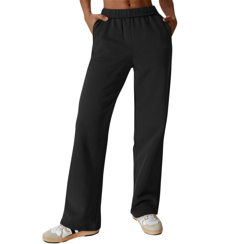Women's leisure pants with a comfortable fit and side pockets Lisslune