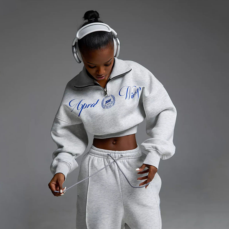 Women's sporty sweatshirt and casual pants Lisslune