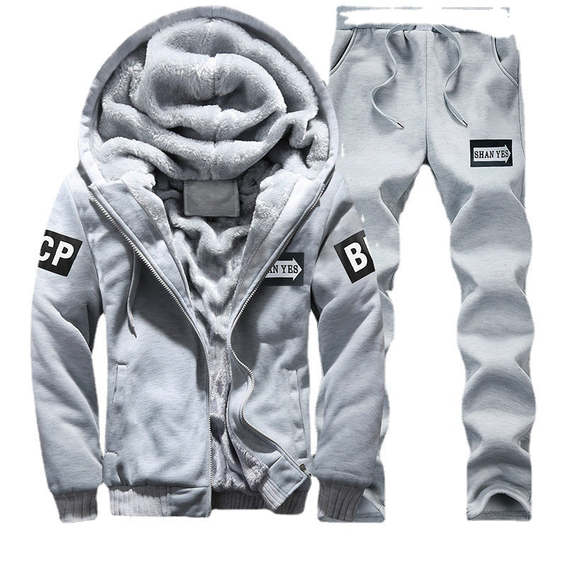 Men's sporty tracksuit with warming inner lining Lisslune