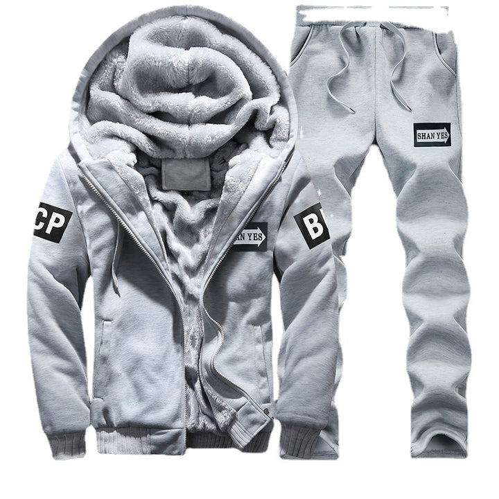 Men's sporty tracksuit with warming inner lining Lisslune