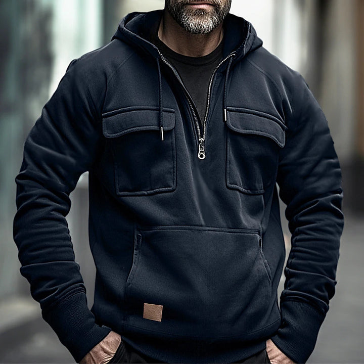 Men's stylish hoodies with practical chest pockets Lisslune