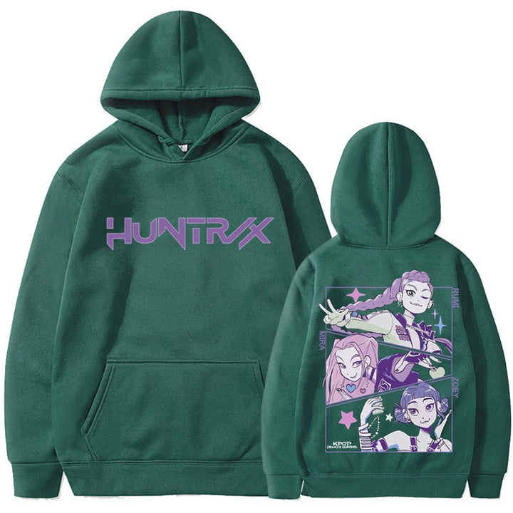 Women's hoodie with artistic anime print Lisslune